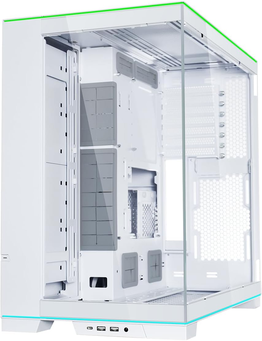 Lian Li O11 Dynamic EVO RGB Edition (White) Mid Tower 2 Sided Tempered Glass Gaming Case Lian Li O11 Dynamic EVO RGB Edition (White) Mid Tower 2 Sided Tempered Glass Gaming Case